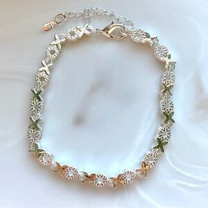 Silver XOXO Link Bracelet - Women Jewelry